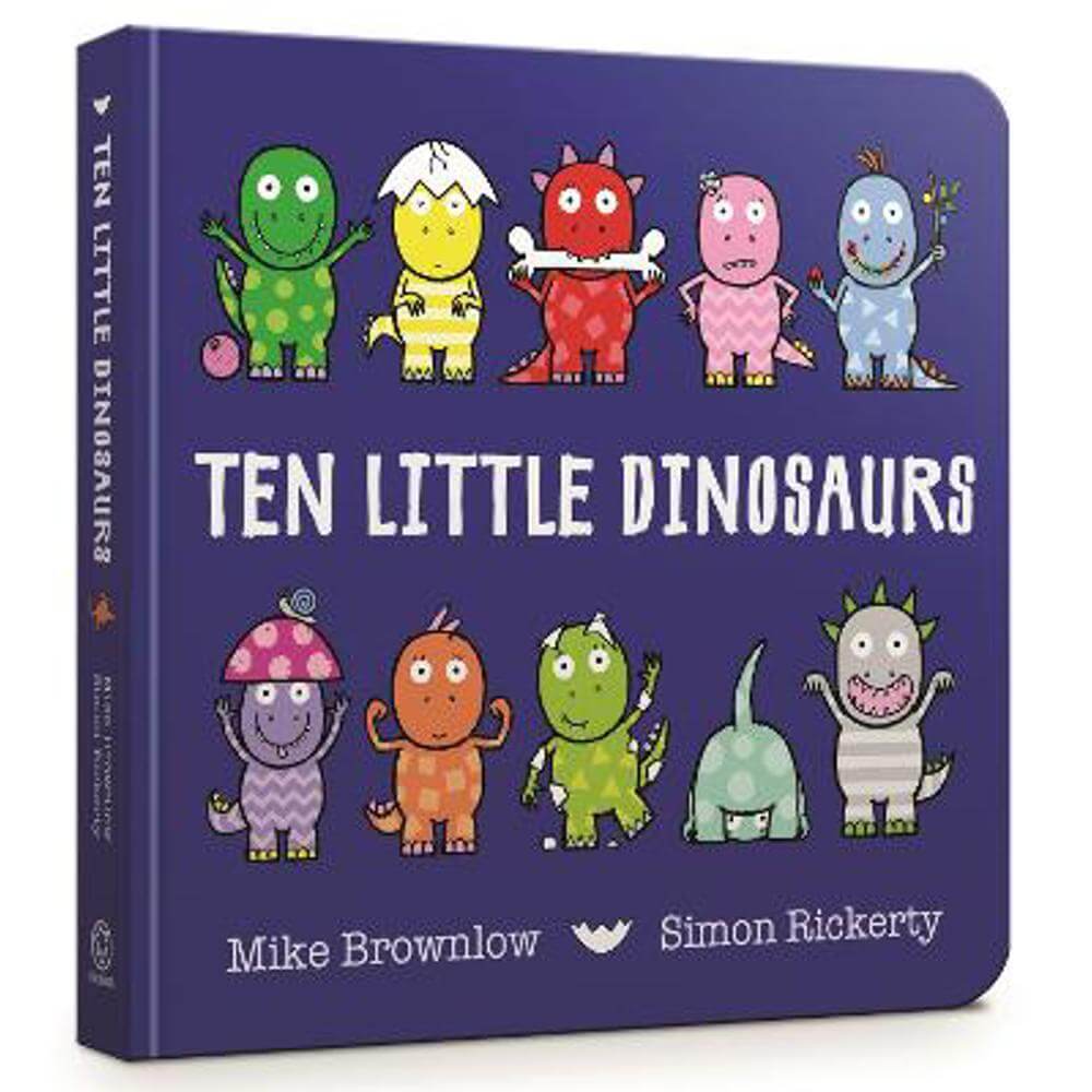 Ten Little Dinosaurs Board Book - Mike Brownlow